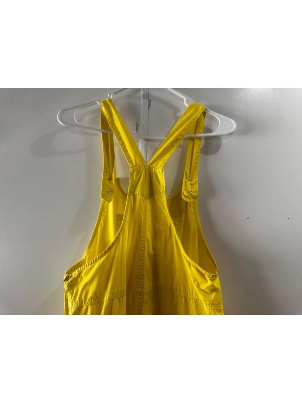 BDG Down Slouchy Overall Coverall Womens Yellow XS Cargo Wide Leg Carpenter Boho